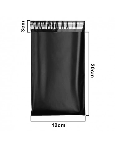 Bolsas de Seguridad Para Mensajería Negras x 100 Und Ecommerce Bolsas de Seguridad Para Mensajería Negras x 100 Und Ecommerce