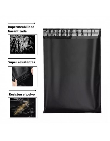 Bolsas de Seguridad Para Mensajería Negras x 100 Und Ecommerce Bolsas de Seguridad Para Mensajería Negras x 100 Und Ecommerce