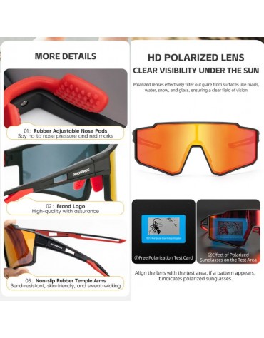 Gafas Polarizadas Rockbros Protección Solar UV400 Gafas Polarizadas Rockbros Protección Solar UV400