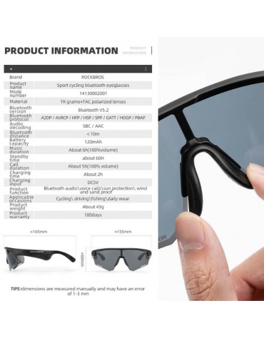 Gafas Polarizadas Rockbros Con Auriculares Bluetooth Gafas Polarizadas Rockbros Con Auriculares Bluetooth