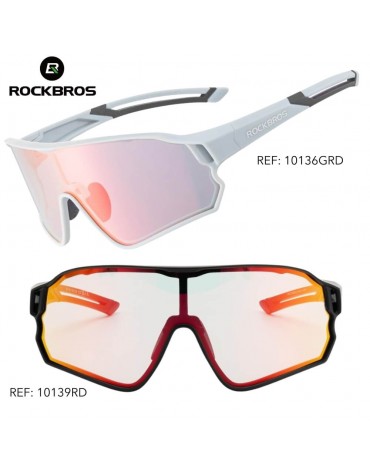 Gafas Rockbros Lente Fotocromático de Color UV400 Gafas Rockbros Lente Fotocromático de Color UV400