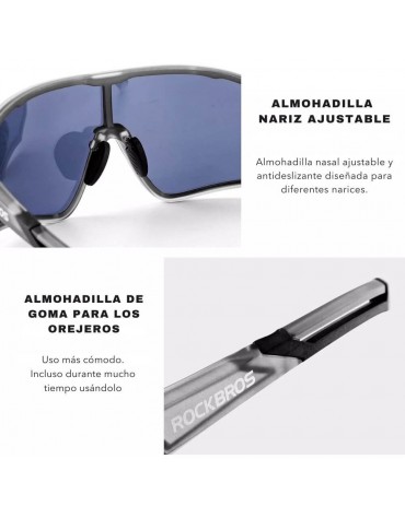 Gafas Polarizadas Rockbros 10136GBL Gafas Polarizadas Rockbros 10136GBL