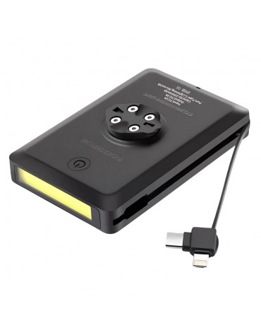 Luz Frontal + Powerbank Rockbros 10000mah Soporte Bicicleta Luz Frontal + Powerbank Rockbros 10000mah Soporte Bicicleta