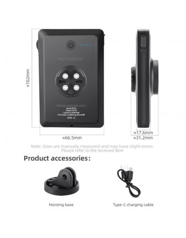 Luz Frontal + Powerbank Rockbros 10000mah Soporte Bicicleta Luz Frontal + Powerbank Rockbros 10000mah Soporte Bicicleta