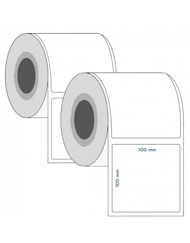 Etiquetas Adhesivas Térmicas 100x100mm Directas - x500 Etiquetas Adhesivas Térmicas 100x100mm Directas - x500