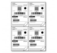 Papel Adhesivo A4 X 4 Etiquetas 105x148mm 100 Hojas / 400 Etiquetas