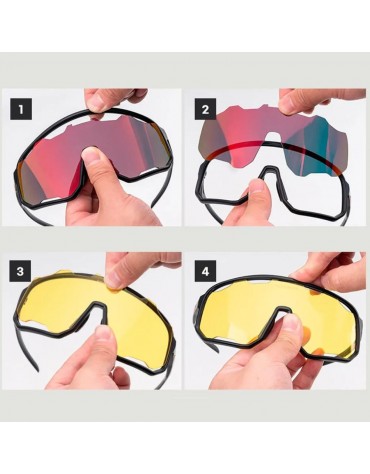 Gafas Polarizadas Rockbros Ciclismo Lentes Intercambiables Gafas Polarizadas Rockbros Ciclismo Lentes Intercambiables