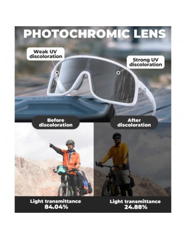 Gafas Fotocromáticos Hd Ciclismo Rockbros Uv400 Running Tenis Gafas Fotocromáticos Hd Ciclismo Rockbros Uv400 Running Tenis