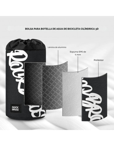 Portabotellas Térmico Para Bicicleta Rockbros Portabotellas Térmico Para Bicicleta Rockbros